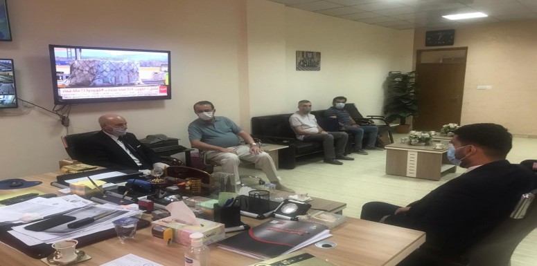 زار الاستاذ الدكتور مثنى الجشعمي عميد كلية الرشيد الجامعة المحترم قسم الصيدلة