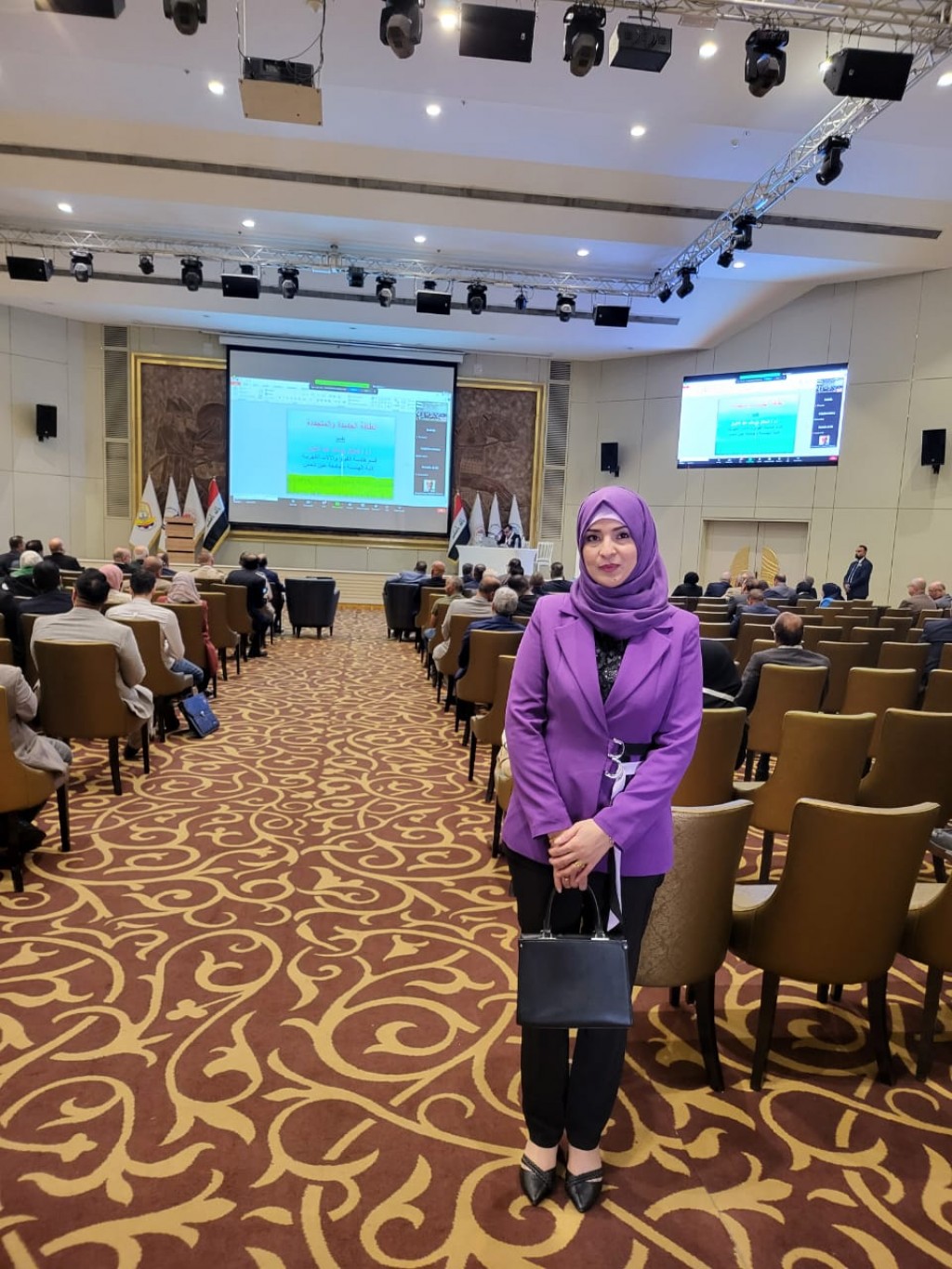 مشاركة رئيس قسم هندسة الاجهزة الطبية في مؤتمر علمي