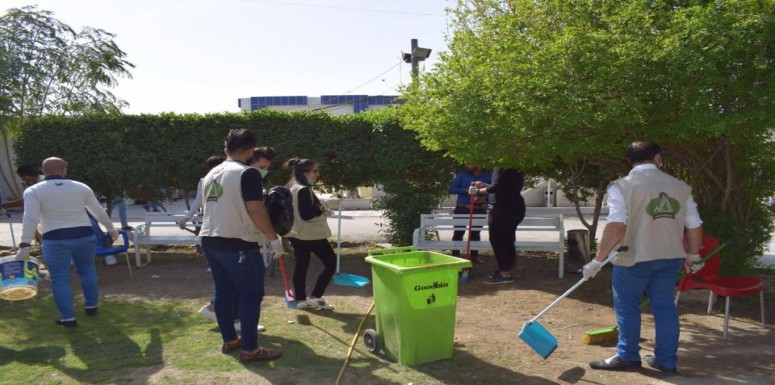 حملة لطلبة كلية الرشيد الجامعة تحت عنوان 