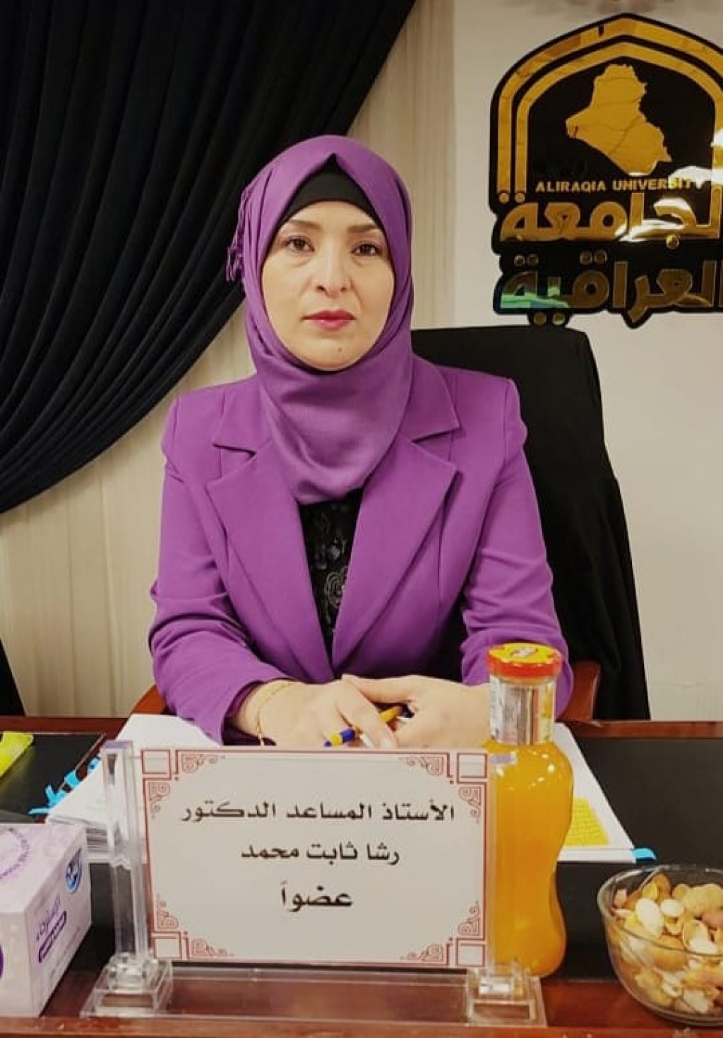 مشاركة رئيس قسم هندسة اجهزة طبية  في مناقشة كلية الهندسة الجامعة العراقية