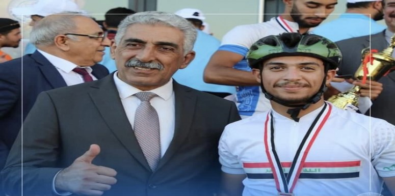 كلية الرشيد الجامعة تتصدر المركز الاول في مارثون الدرجات الهوائية في كلية المعارف الاهلية الجامعة.