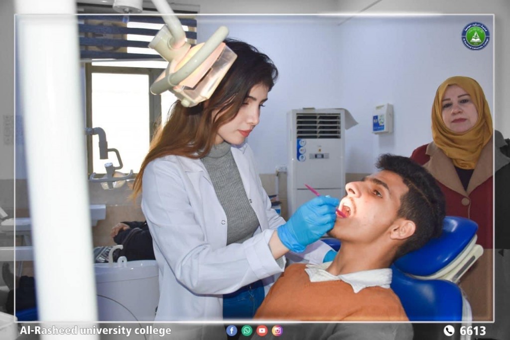 عيادات قسم طب الاسنان تستقبل الحالات المرضية لذوي الشهداء 
