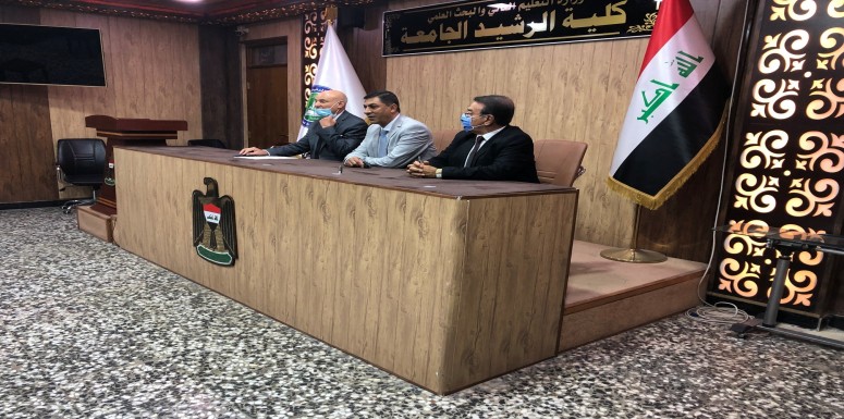 استقبال معاون العميد للشؤون الاداري الاستاذ المساعد الدكتور مهدي صالح عيدان