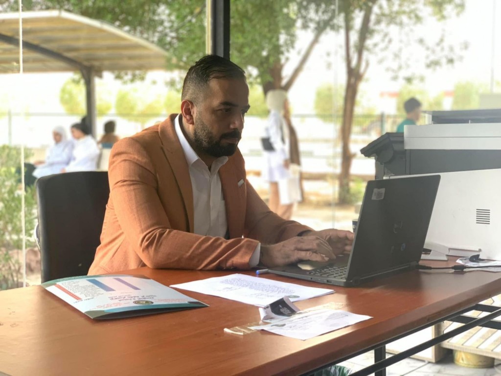 لجنة أستقبال الطلبة 