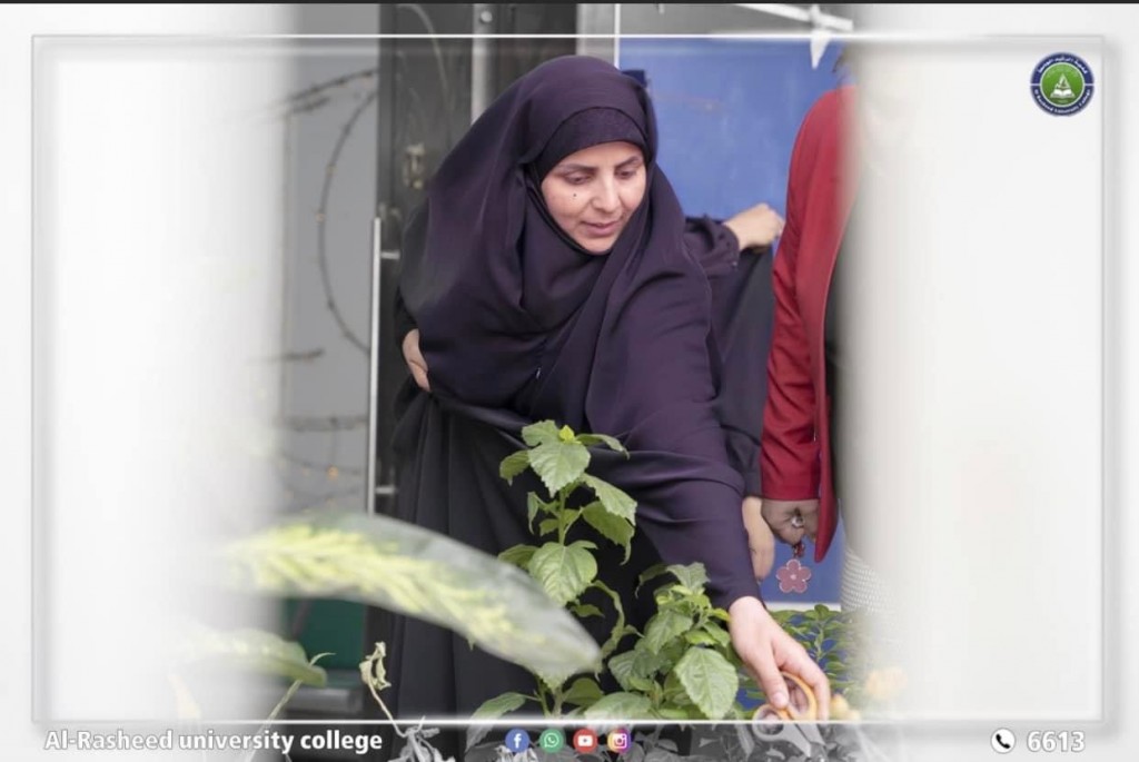 قسم علوم حياه يقيم حملة تشجير تطوعية 