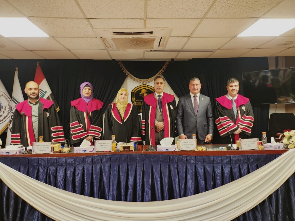 مشاركة رئيس قسم هندسة اجهزة طبية  في مناقشة كلية الهندسة الجامعة العراقية