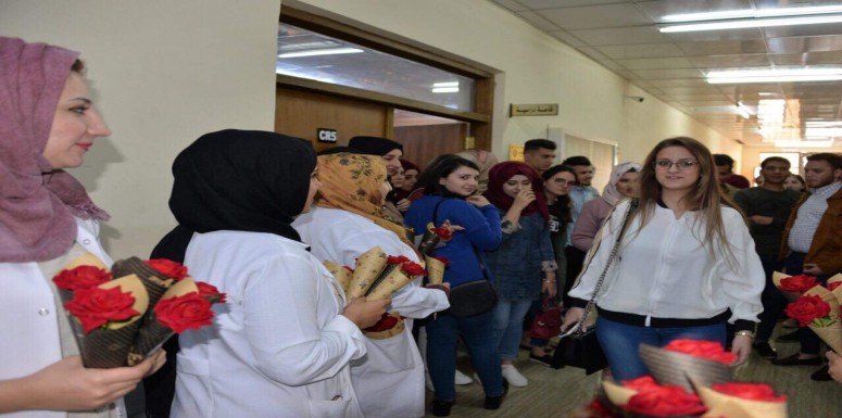 استقبال طلبة المرحلة الاولى لقسم الصيدلة للعام الدراسي 2018-2019
