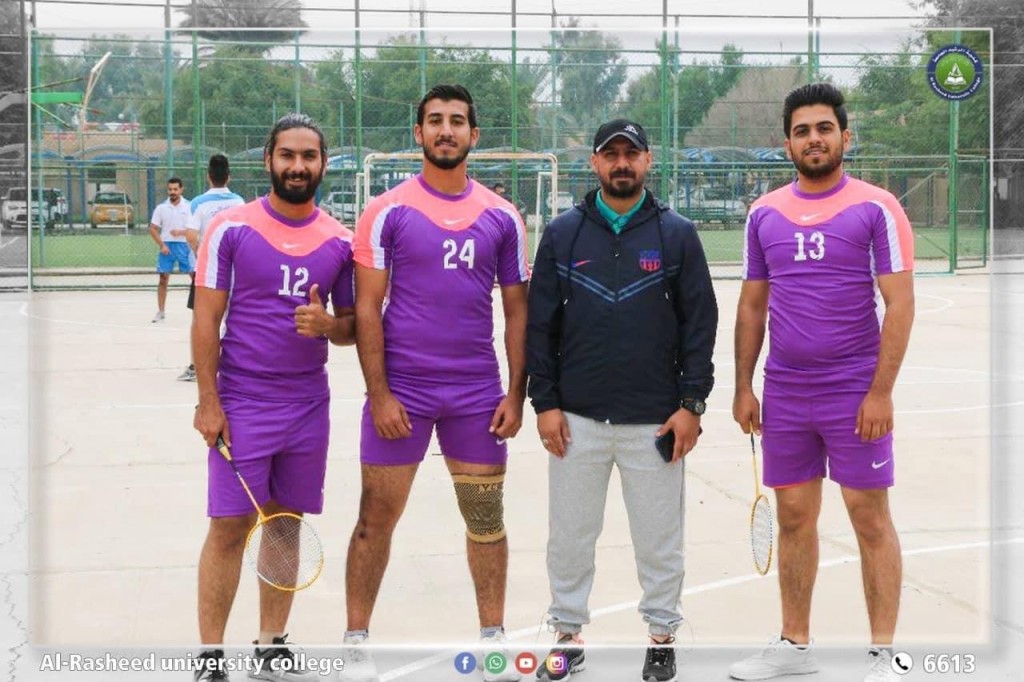 مشاركة فريق كلية الرشيد الجامعة في بطولة الجامعات العراقية 