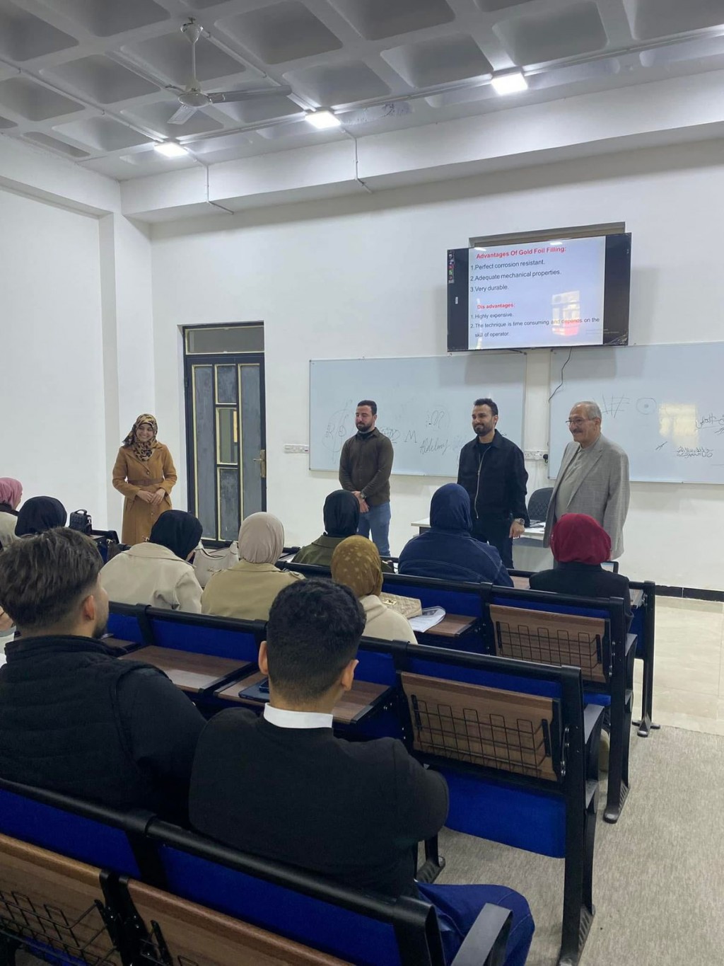 جولة تفقدية للقاعات والمختبرات والعيادات الطبية