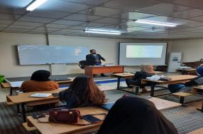 باشر طلبة المرحلة الاولى بالدوام  في قسم  ال� ...