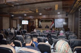 كلية الرشيد الجامعة تنظم مسابقة الملتقى الم ...