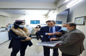 زار فريق تقييم إجراءات الامن والسلامة البيو ...