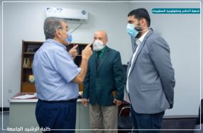 حركة اعمار كبيره تشهدها كلية الرشيد الجامعة ...