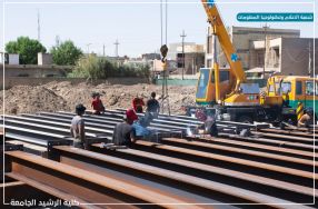 حركة اعمار كبيره تشهدها كلية الرشيد الجامعة ...