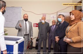 زار فريق تقييم إجراءات الامن والسلامة البيو ...