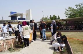 نشاط تطوعي لطلبة كلية الرشيد الجامعة